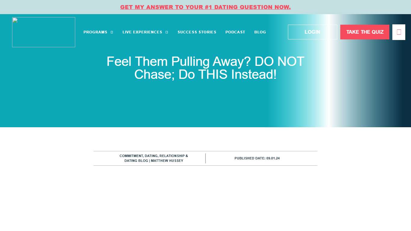 How To Stop Getting Too Obsessed In Dating Matthew Hussey